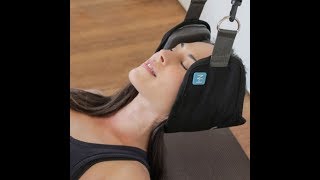 This neck hammock gets rid of tension and headaches