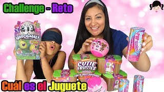 Reto Adivina Cuál es el Juguete con Nuevos Cutie Fruities Frutas + LOL Party Pop Teenies y Hatchimal