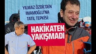 YILMAZ ÖZDİL'DEN İMAMOĞLU'NA TATİL TEPKİSİ: YAKIŞMADI! (Yılmaz Özdil- Gazeteoku - Sesli Makale)