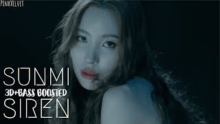 [3D+BASS BOOSTED] Sunmi (선미) - Siren (사이렌) | PinkVelvet