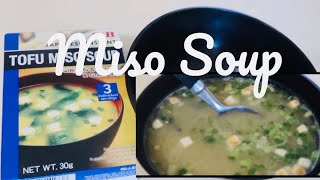 Japanese Instant Tofu Miso Soup | Quick and Easy |Japanese Soup