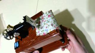 Музыкальная шкатулка Швейная машинка Бетховен