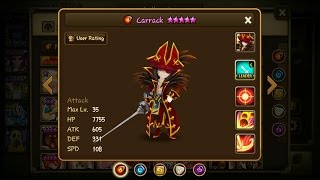 Summoners War - Carrack (fire pirate captain) damage test