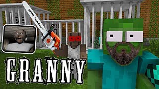 Monster School : GRANNY REVENGE HORROR GAME - Minecraft Animation