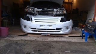 LADA Granta установка света в бардачке