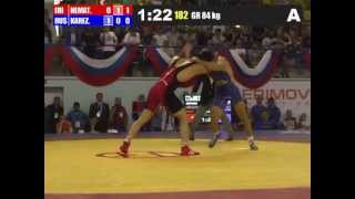 Taleb Nematpour (Iran) vs Zaur Karezhev (Russia) 84kg 2012 Greco Roman World Cup