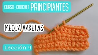 Crochet para principiantes: punto media vareta o medio punto alto