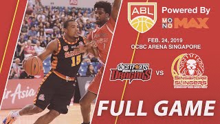 Singapore Slingers v Westports Malaysia Dragons | FULL GAME | 2018-2019 ASEAN Basketball League