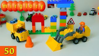 Машинки мультфильм - Спецтехника Lego - Город машинок - 50 серия. Развивающие мультики mirglory