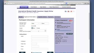 International Student Health Insurance - Applying for Coverage