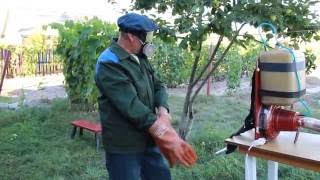 Обработка винограда,в режиме реального времени.Владимир Попченко.