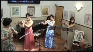 【フルート4〜5重奏】「ジュリエットの肖像」 作曲：三浦真理　演奏：中野真理フルートカルテット　ENS-50