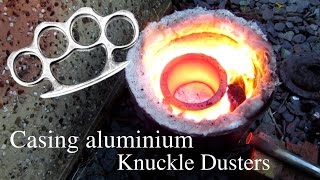 Casting metal knuckle dusters (lost foam method)