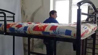 Как собрать кровать двухъярусную усиленную?
