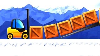 Машинки. Маленький погрузчик. Развивающий мультик.