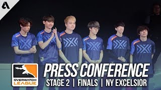New York Excelsior Stage 2 Playoffs Press Conference | Overwatch League Stage 2 Finals Season 1