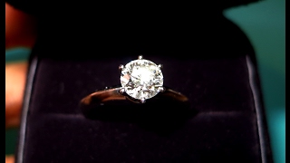A Tiffany & Co Engagement Diamond Ring.