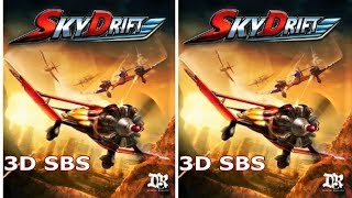 3D VR  video SkyDrift 3D SBS google cardboard