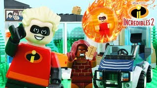 LEGO Incredibles STOP MOTION LEGO Incredibles Escape Brick Building | Incredibles 2 | Billy Bricks