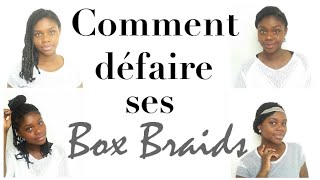 Comment défaire ses tresses (box braids) sans casser ses cheveux afro ?