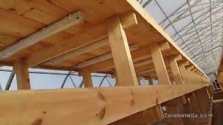 ОГРОМНАЯ конструкция теплицы, для выгонки зелени лука