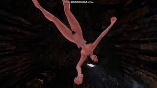 Vindictus Vella Corpse Ragdoll Ryona(?) with moving rock (2)