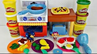 Play-doh Fun Meal Making Kitchen & Oven Pizza DIY Kids Fun Video