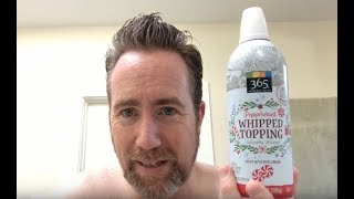Shaving My Beard Off with Whipped Cream!