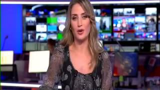 مذيعة 'قناة العربية' تنطق بلفظ خارج على الهواء وحركات خارجة