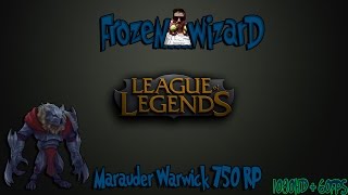 Marauder Warwick - Skin Spotlight League of Legends - 17.01.2015. (750RP)