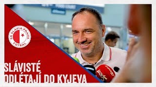PŘED KYJEVEM | Slávisté odletěli k odvetě 3. předkola Ligy mistrů