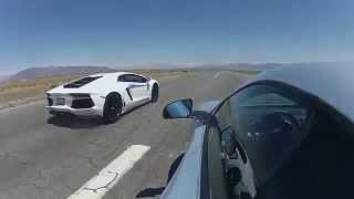 Кто быстрее Bugatti Veyron или Lamborghini Aventador видео.