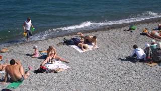 Крым. Алушта сегодня (27.05.2017) - пляжи и набережная