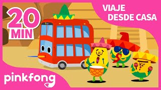 Viajamos desde Casa con Pinkfong | +Recopilación | Pinkfong Canciones Infantiles