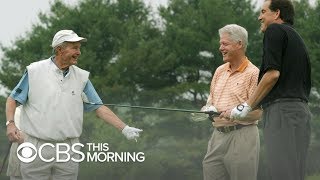 Jim Nantz on George H.W. Bush's "sweet soul" and pet peeve on golf course