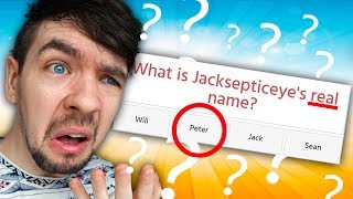 I DON'T EVEN KNOW JACKSEPTICEYE? | Jacksepticeye Quiz