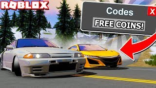 ALL *FREE COIN* CODES in NEW DRIFTING SIMULATOR BETA UPDATE! (Roblox Codes)