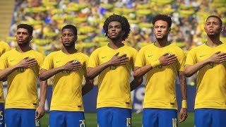 BRASIL VS SUÍÇA, A ESTRÉIA DE TAISON, FRED E CÁSSIO - PES 2018 - COPA DO MUNDO #3