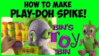 How to Make Play-Doh SPIKE THE DRAGON! My Little Pony Fun! by Bin's Toy Bin
