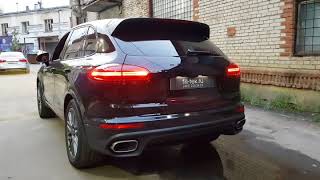 Тюнинг выхлопной системы дизельного Porsche Cayenne diesel 958