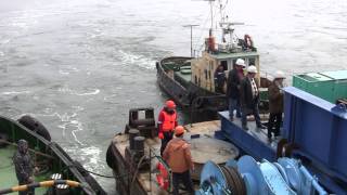 Морская операция по доставке 300-тонной панели