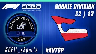 F1 2018 Livestream | UF1L Rookie Division | #AustriaGP | #F12018 #F1 #eSports #AUTGP