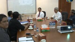 16 Jan 2013 Wagub Bpk. Basuki T. Purnama Menerima audiensi Perum LKBN Antara ttg Layanan TVCOMM