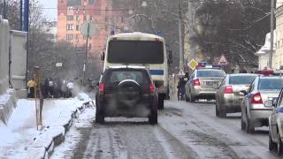 Полиция на русский пробежке в полном составе 1.01.13