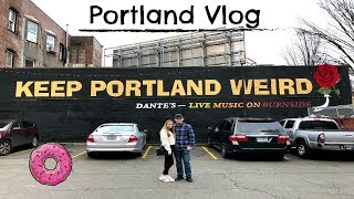 PORTLAND OREGON TRAVEL VLOG // Voodoo Donuts, Japanese Garden, Salt&Straw