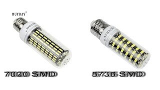 Led E14 лампы 7020 SMD,  5735 SMD