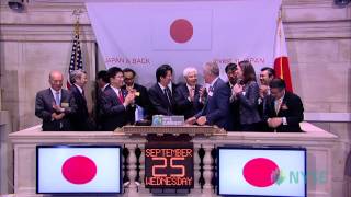 Prime Minister of Japan Shinzo Abe Visits the NYSE