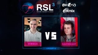 mTwDIMAGA vs FXOBabyKnight Game 4: Ritmix RSL III Группа G - [Starcraft II]