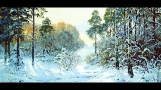 Живопись: Пишем зимний пейзаж