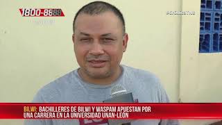 Nicaragua: Bachilleres de la Costa Caribe aspiran a una carrera en la UNAN-León